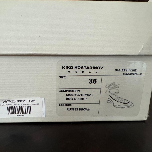 Kiko Kostadinov Wmns Ballet Hybrid Lace Up Sneakers - Picture 5 of 7